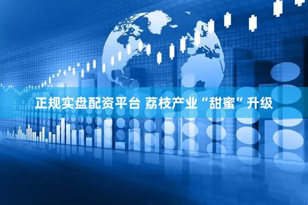 正规实盘配资平台 荔枝产业“甜蜜”升级