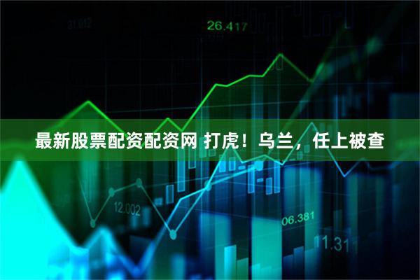 最新股票配资配资网 打虎！乌兰，任上被查